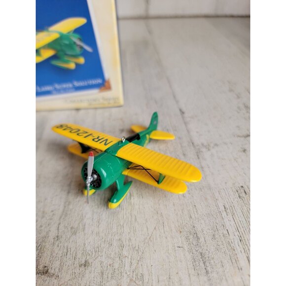 Hallmark 1931 Laird Super Solution Sky's limit ornament Xmas airplane - Picture 3 of 8